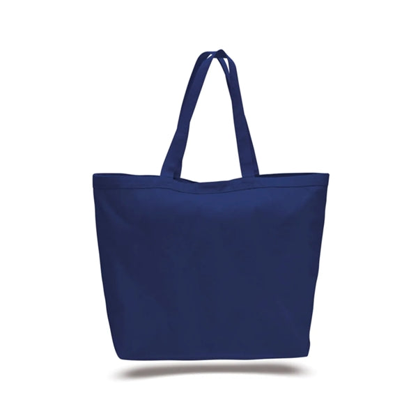 12 Oz. Cotton Canvas Big Tote With Velcro Closure
