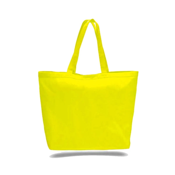 12 Oz. Cotton Canvas Big Tote With Velcro Closure