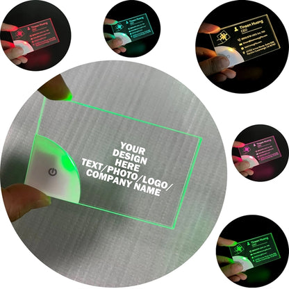 Led Acrylic Business Card