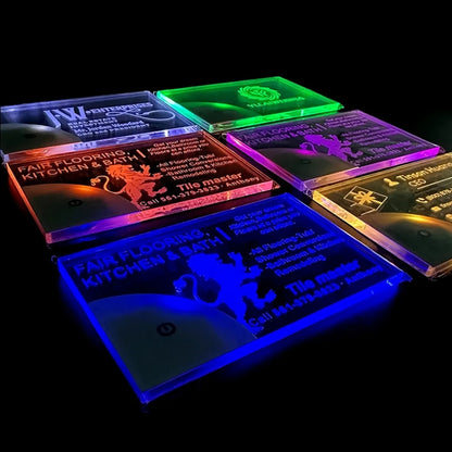 Led Acrylic Business Card