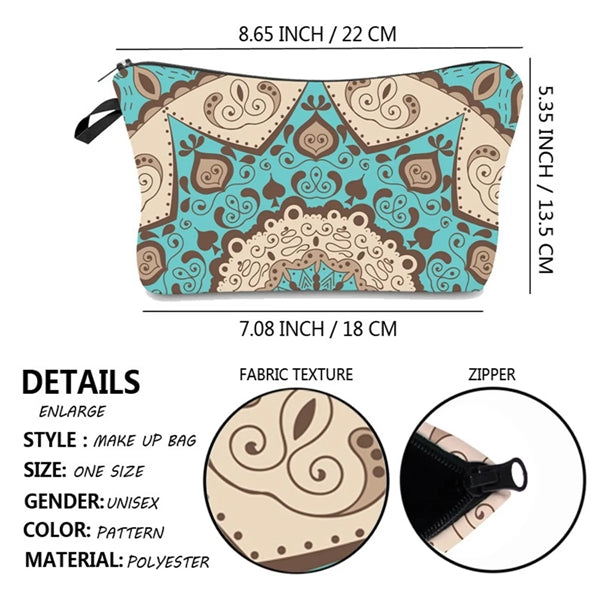 Women Small Colorful Makeup Bag
