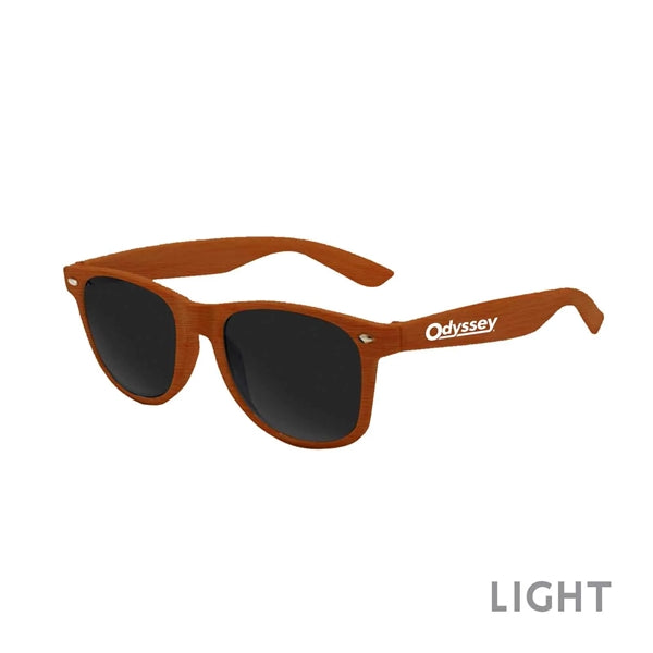 Wood Tone Sunglasses