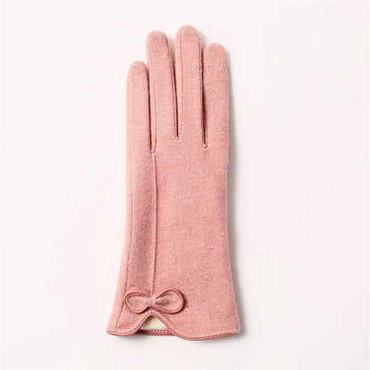 Winter Wool Warm Touch Screen Women Mittens Gloves