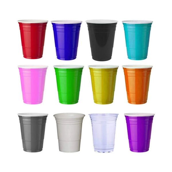 16oz Two-Tone Party Beer Pong Solo Cup