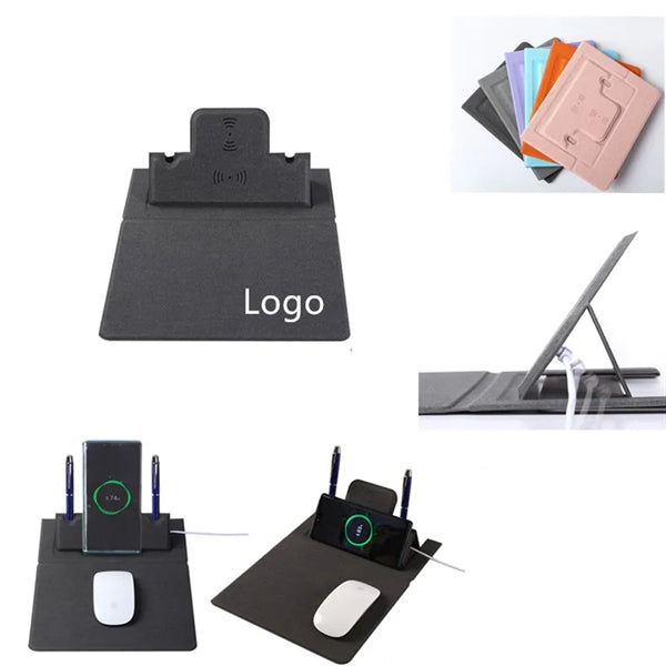 Foldable Magnetic 15W Fast Wireless Charging Mouse Pad