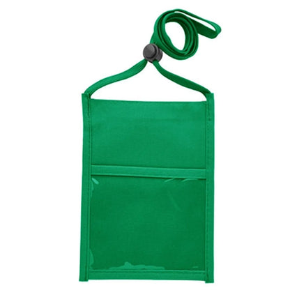 Recycled Neck wallet Event Pouch w/ Three Pockets