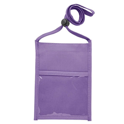 Recycled Neck wallet Event Pouch w/ Three Pockets