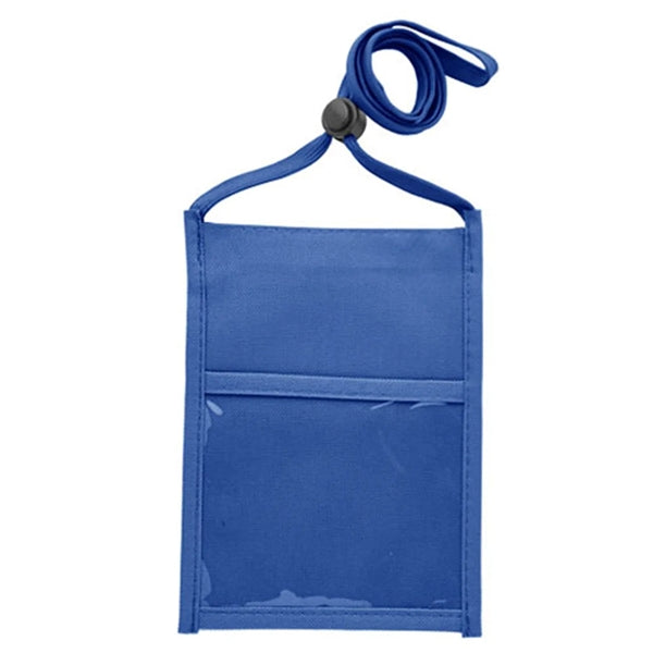 Recycled Neck wallet Event Pouch w/ Three Pockets