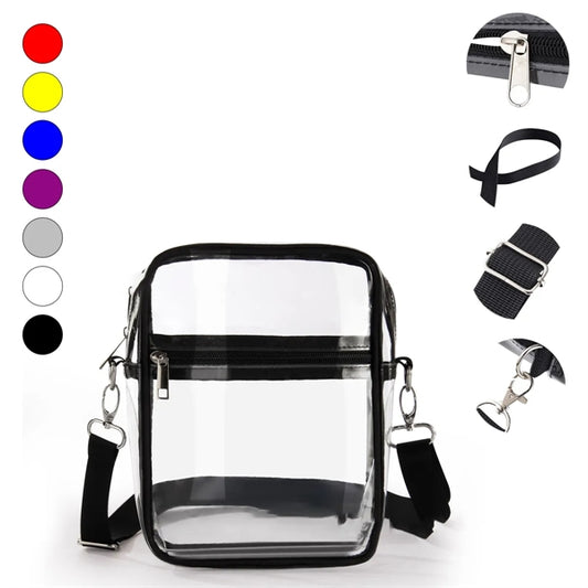 Clear Crossbody Bag With Adjustable Strap