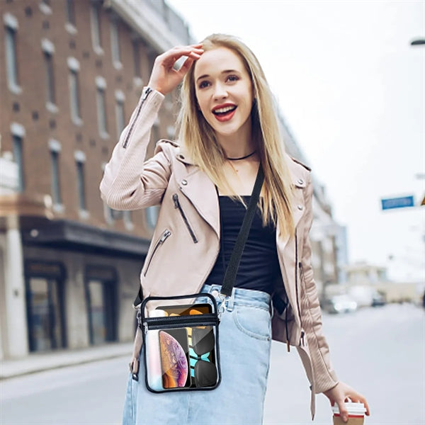 Clear Crossbody Bag With Adjustable Strap