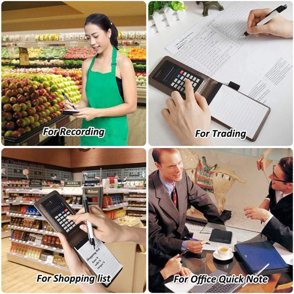 Writing Pad With Calculator