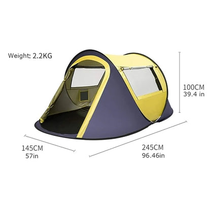 Outdoor Hiking Mountaineering Family Sun Shade Tent