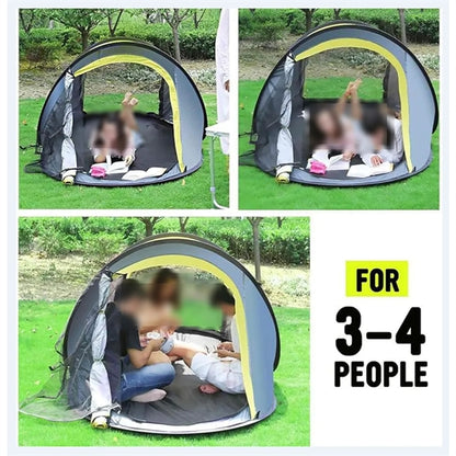 Outdoor Hiking Mountaineering Family Sun Shade Tent