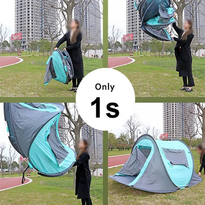Outdoor Hiking Mountaineering Family Sun Shade Tent