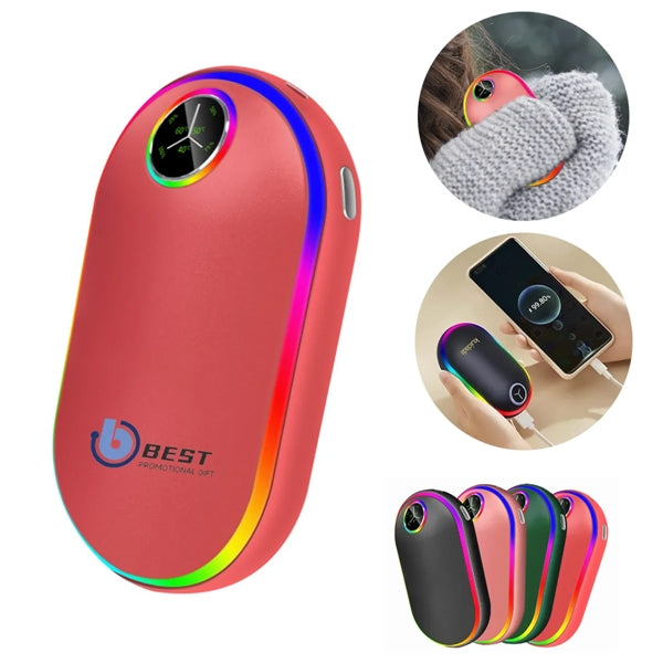 7 Changing Colors Light Hand Warmer-10000 mAh