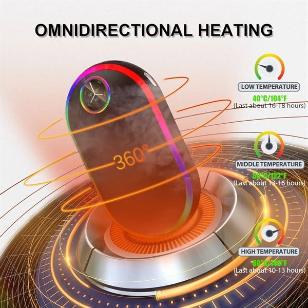 7 Changing Colors Light Hand Warmer-10000 mAh