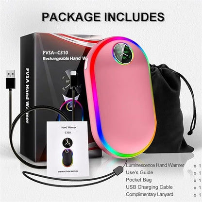 7 Changing Colors Light Hand Warmer-10000 mAh