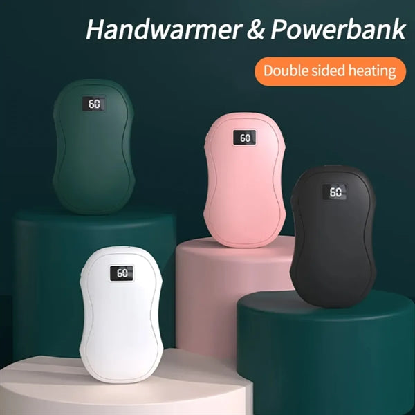 Quick Heat Rechargeable Hand Warmer With Power Bank