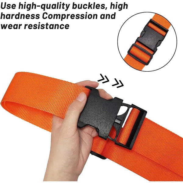 High Elastic Luggage Strap With Tag