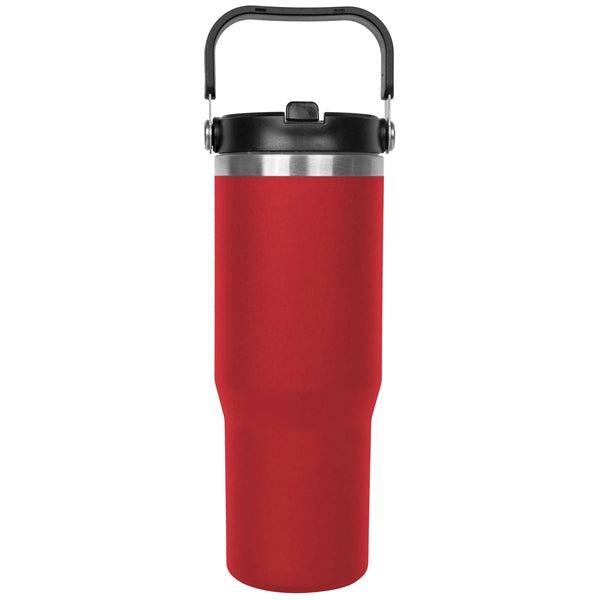 30oz. Stainless Steel Insulated Mug with Handle and Built-In