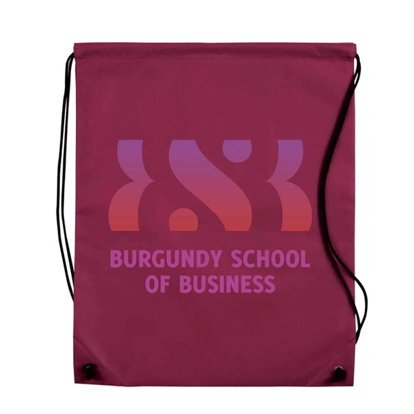 Full Color Drawstring Cinch up Backpack