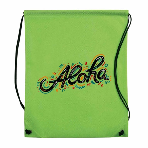 Full Color Drawstring Cinch up Backpack