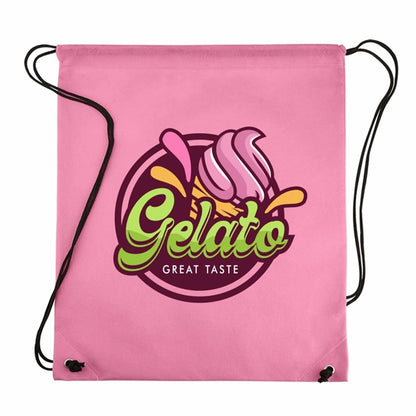 Full Color Drawstring Cinch up Backpack