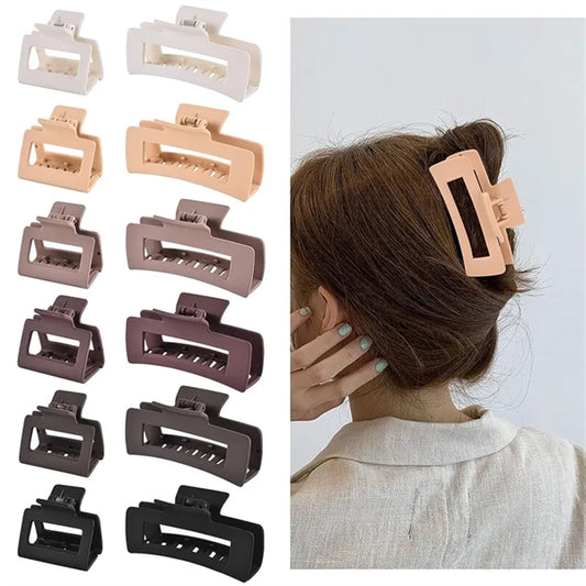 Rectangle Claw Hair Clips for Women and Girls