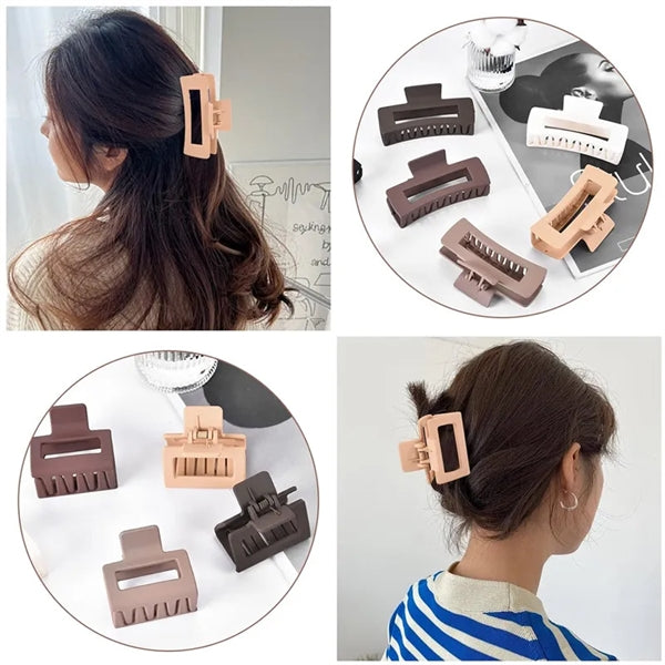 Rectangle Claw Hair Clips for Women and Girls