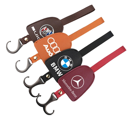 Car Seat Headrest Leather Hooks