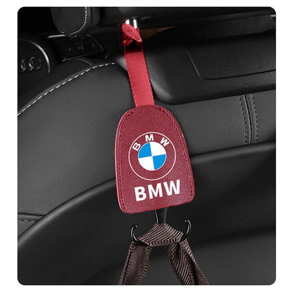 Car Seat Headrest Leather Hooks