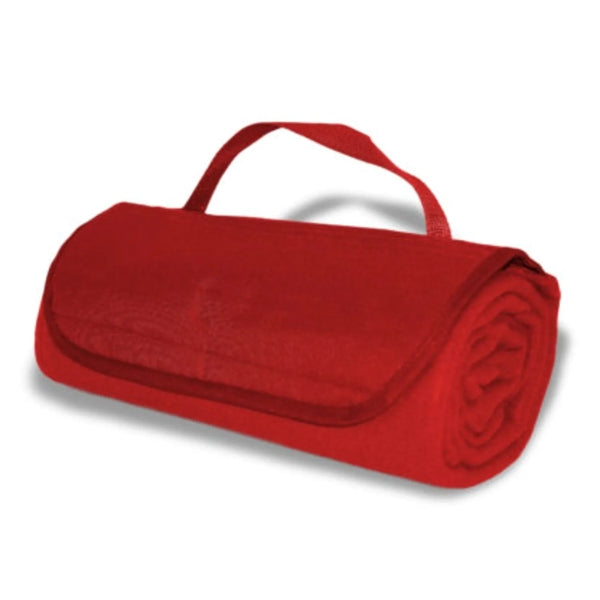 Custom Embroidered Fleece Roll-Up Blanket