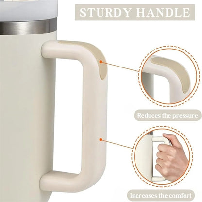 30 OZ Tumbler with Handle and Straw Lid