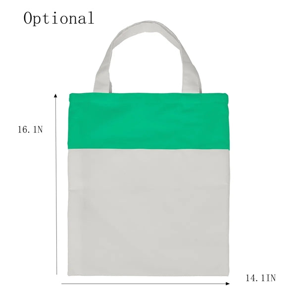Canvas Tote Bags Colorful Grocery Shopping Handbags