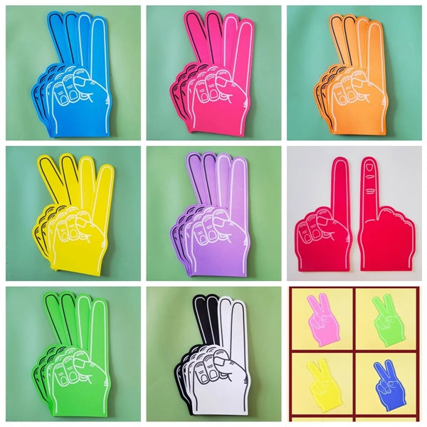 Sports Cheering Shakers EVA Foam Fingers Hands Party Favors