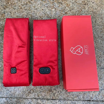 USB Heated Scarf Neck Heating Pad Wrap with Power Bank