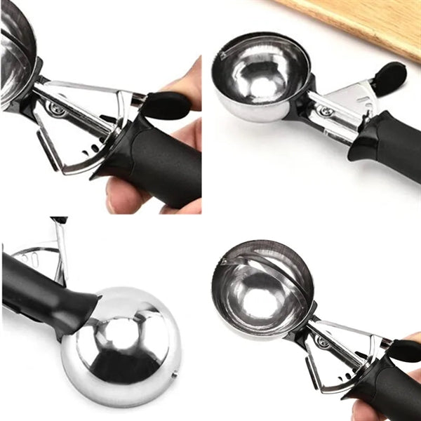 Stainless Steel Scoop With Trigger