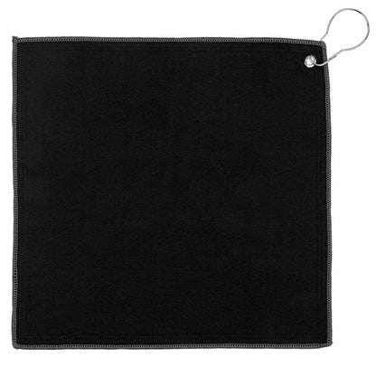12x12 Recycled Golf Towel with Carabiner
