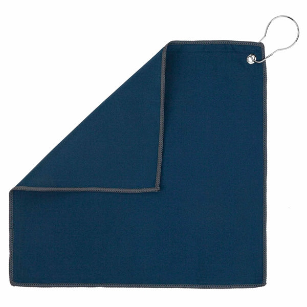 12x12 Recycled Golf Towel with Carabiner