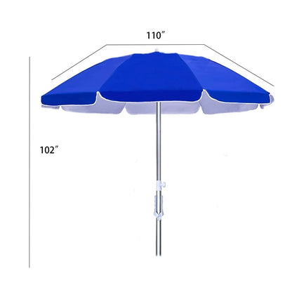 Outdoor 10ft Folding Beach Umbrella