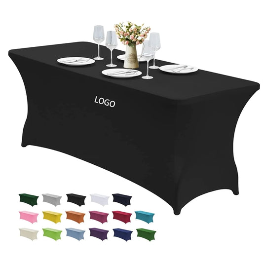 6 Feet Solid Color Stretch Envelops The Tablecloth