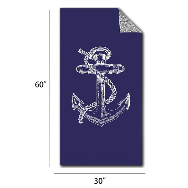 Microfiber Pool Sandproof Beach Towel Blanket