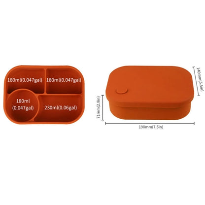 Lunchbox Silicone Bento Box 4 Compartments