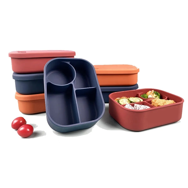 Lunchbox Silicone Bento Box 4 Compartments