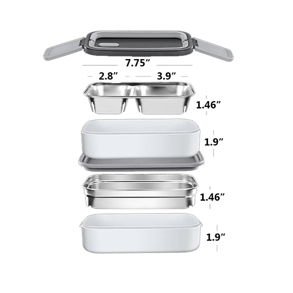 2-Layer Insulated Thermos Lunch Box