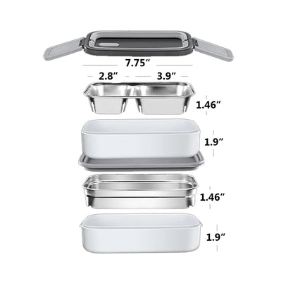 2-Layer Insulated Thermos Lunch Box