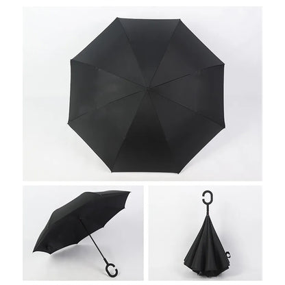 Inverted Umbrella For Rain Reverse Upside Down