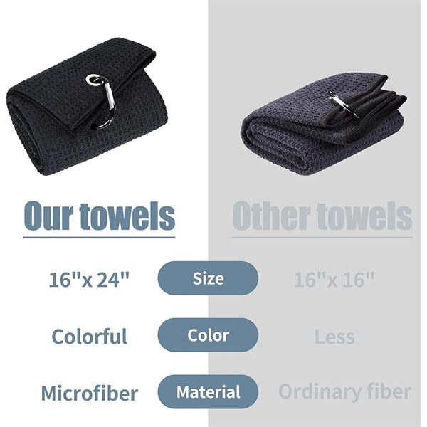 Microfiber Golf Towel Brush Tool Kit