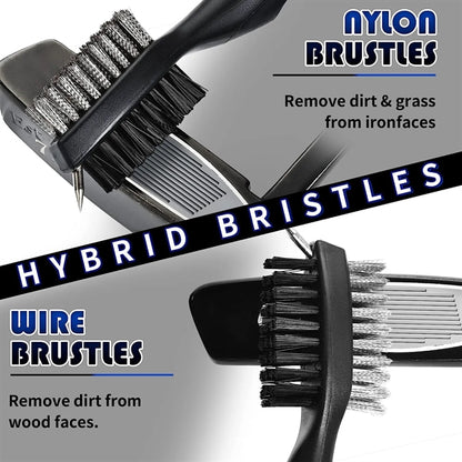 Microfiber Golf Towel Brush Tool Kit