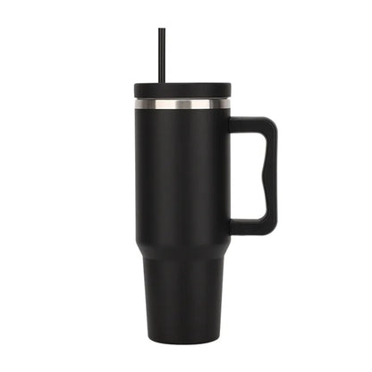40 oz Tumbler with Handle and Straw